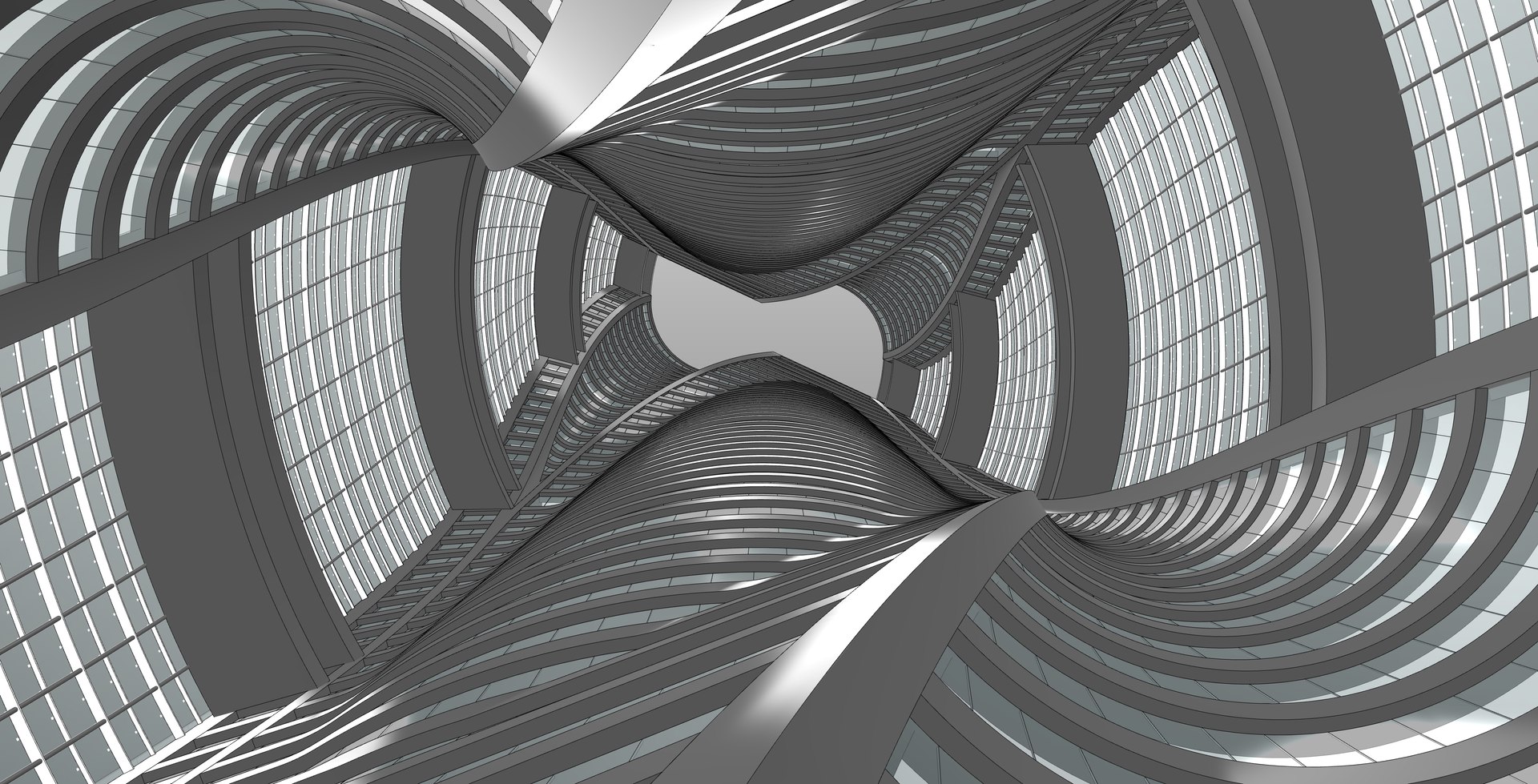 Zaha Hadid Leeza SOHO 3D Model - TurboSquid 2236043