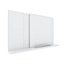 Decorative wall with fireplace set 55