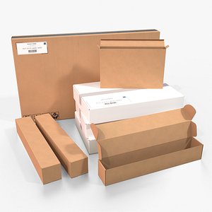 Cardboard Box Collection - Narrow Forms Bundle