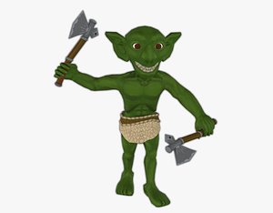 troll axe 3D