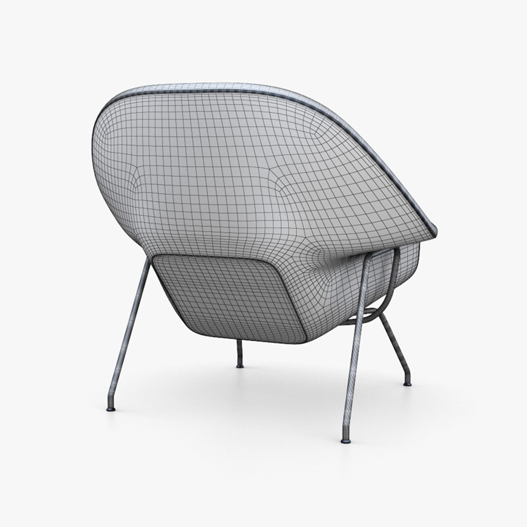 Knoll Womb Chair Model - TurboSquid 1805560