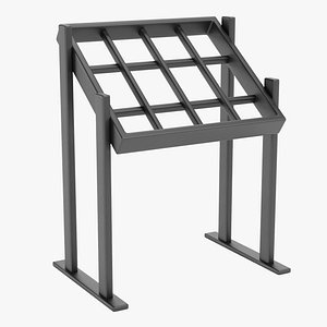 3D Wine Rack 04 model