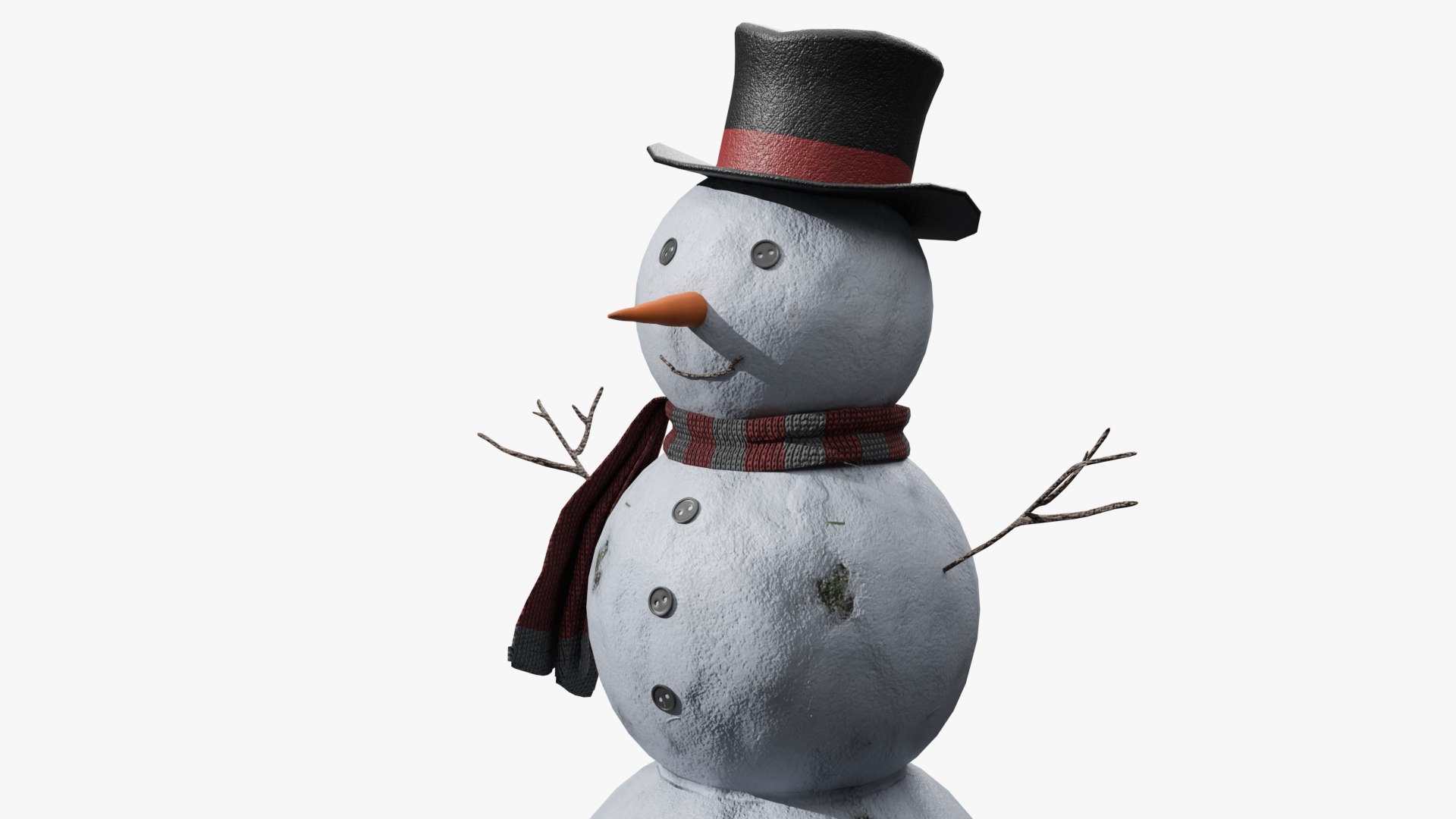 3D Snowman model https://p.turbosquid.com/ts-thumb/Gw/fJ4AWg/u7/06/png/1793439597/1920x1080/fit_q87/fe0e39b5203c3870d98fc0cda3a32f8ca44d09c6/06.jpg