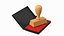 Stamp with Wood Handle and Inkpad Original