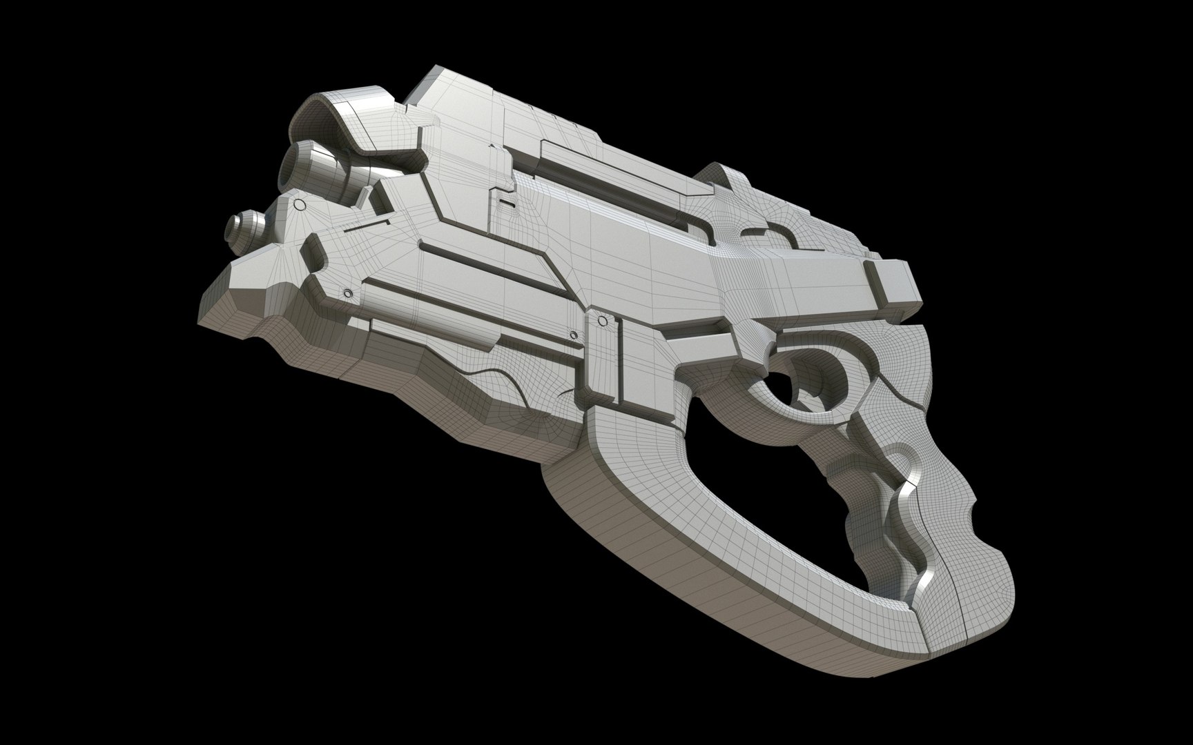 M-5 Phalanx Mass Effect 2 3D Model - TurboSquid 2068119