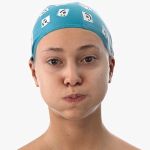 Freya Human Head Cheek Blow AU33 Clean Scan