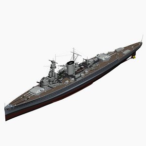 pocket battleship deutschland ww2 german 3d model