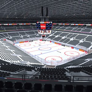 hockey arena 3D model