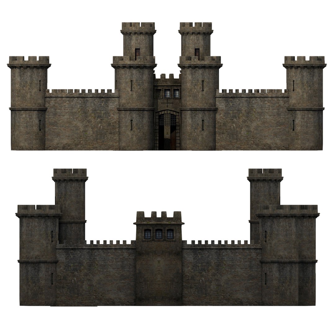 3ds medieval castle