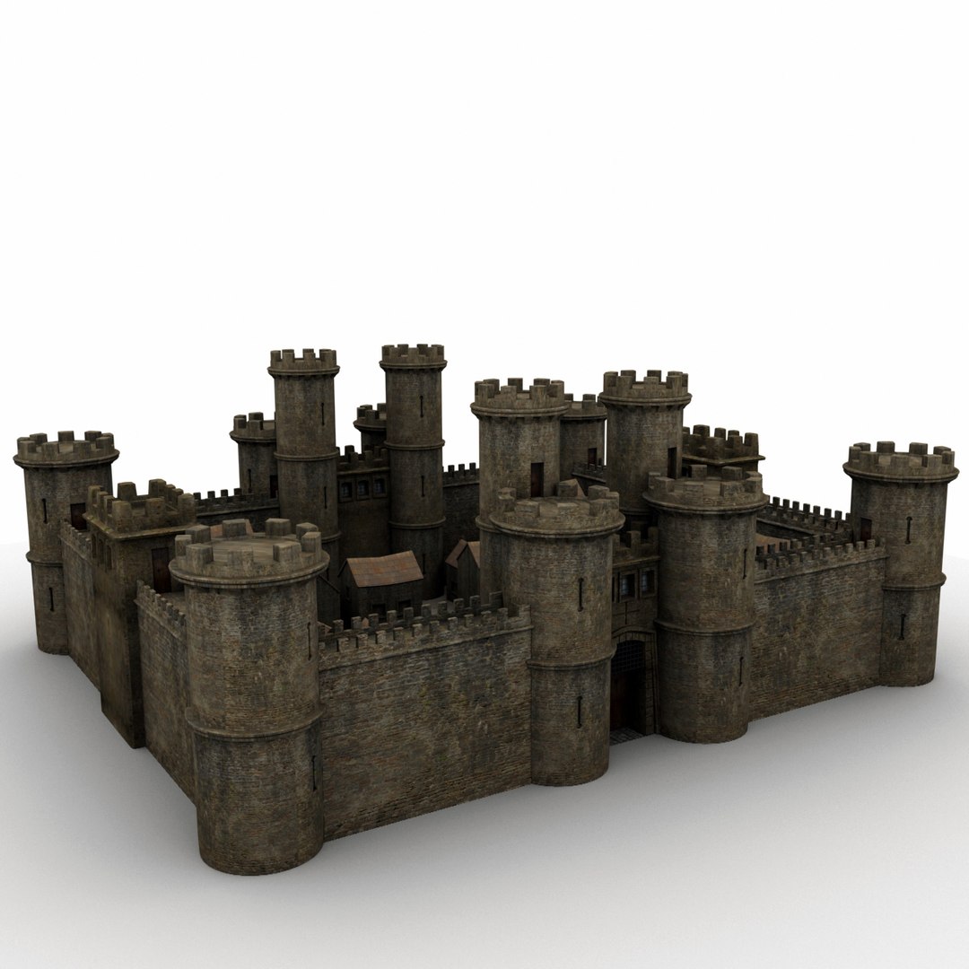 3ds medieval castle