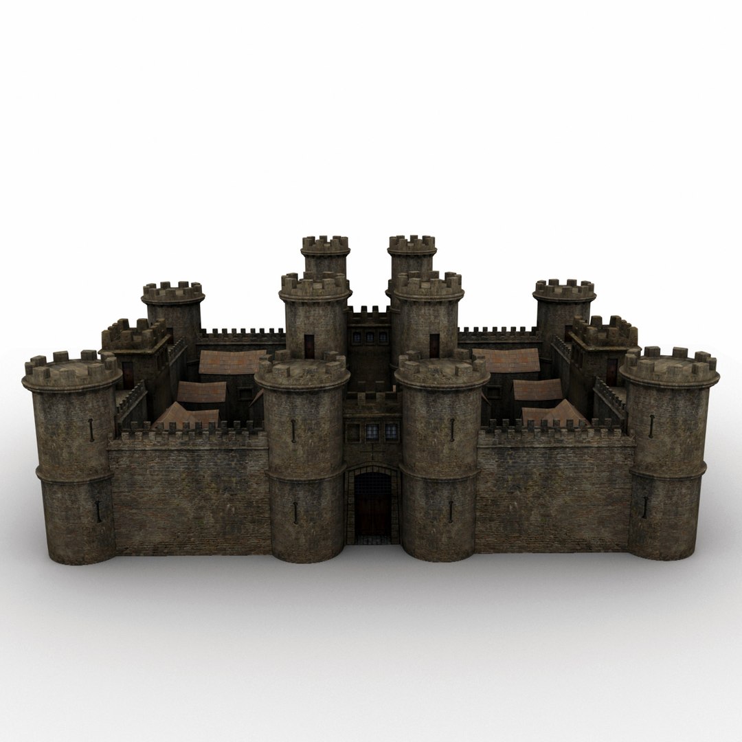 3ds medieval castle