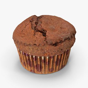 3D model Chocolate Cupcake