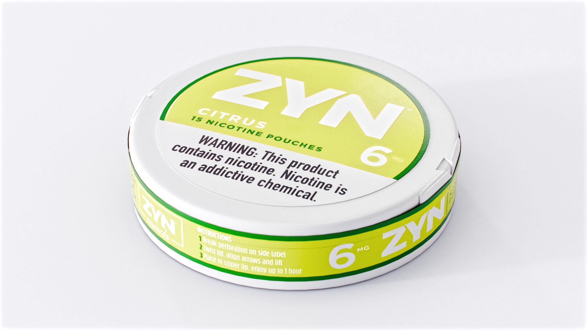 3D ZYN Nicotine Pouch Can Containers - 6 Pack Collection - TurboSquid ...