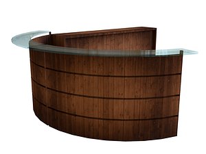 Reception Table 01 3D model