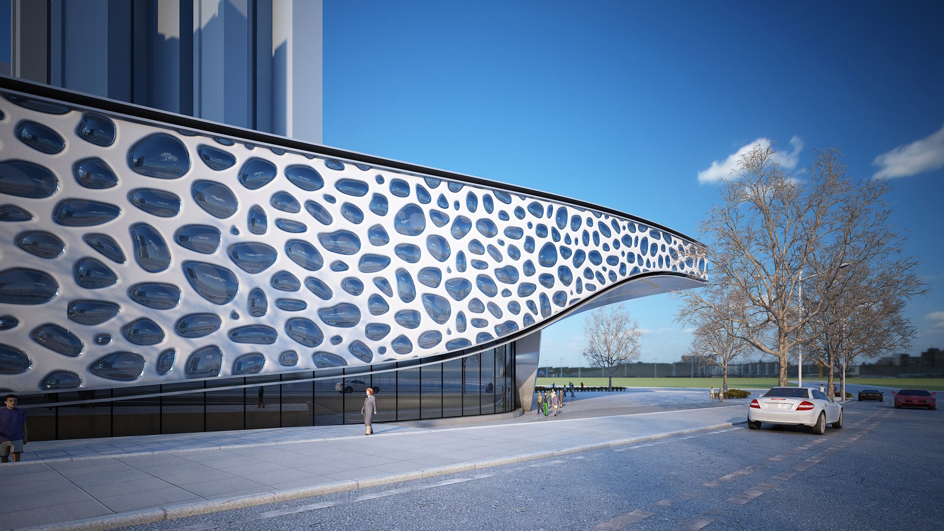 3D Modern Building 65 Model - TurboSquid 2324218