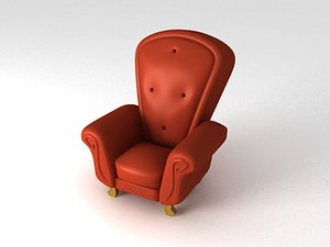3d cartoon chair