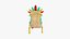 Maschera Tribale J06 Colorata - Costume Character Design