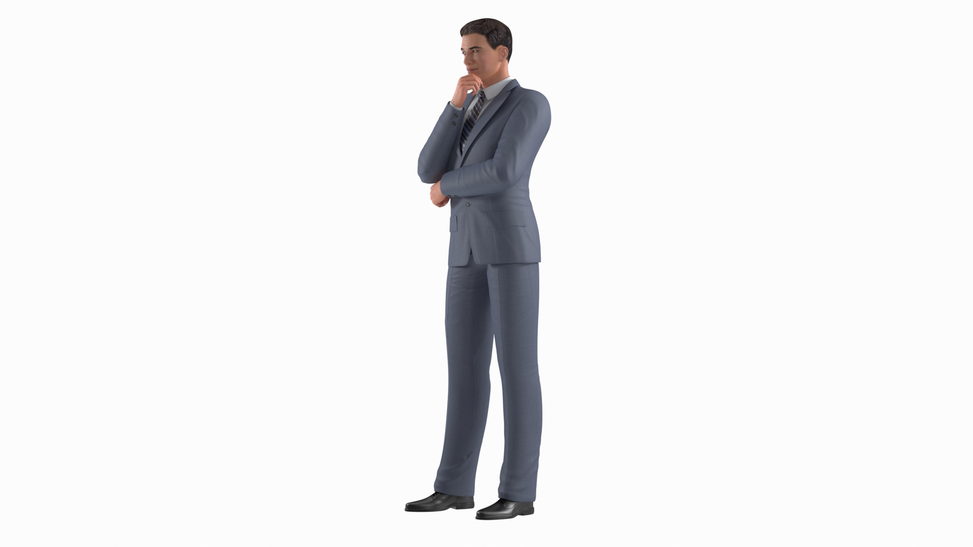Man Thinking Pose Looking Right Which Stock Photo 66967690 | Shutterstock
