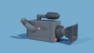 Cartoon video film camera