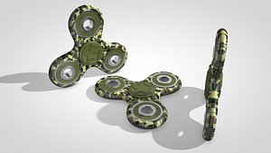 3D spinner fidget model