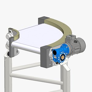 PU-Curve 90 Conveyor 3D model