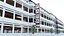 Multi-Storey Car Parking Building VR - AR - low-poly