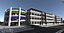 Multi-Storey Car Parking Building VR - AR - low-poly