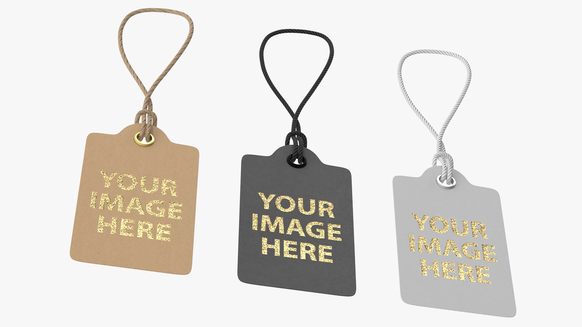 Luggage Tags Collection 3D model - TurboSquid 2004347