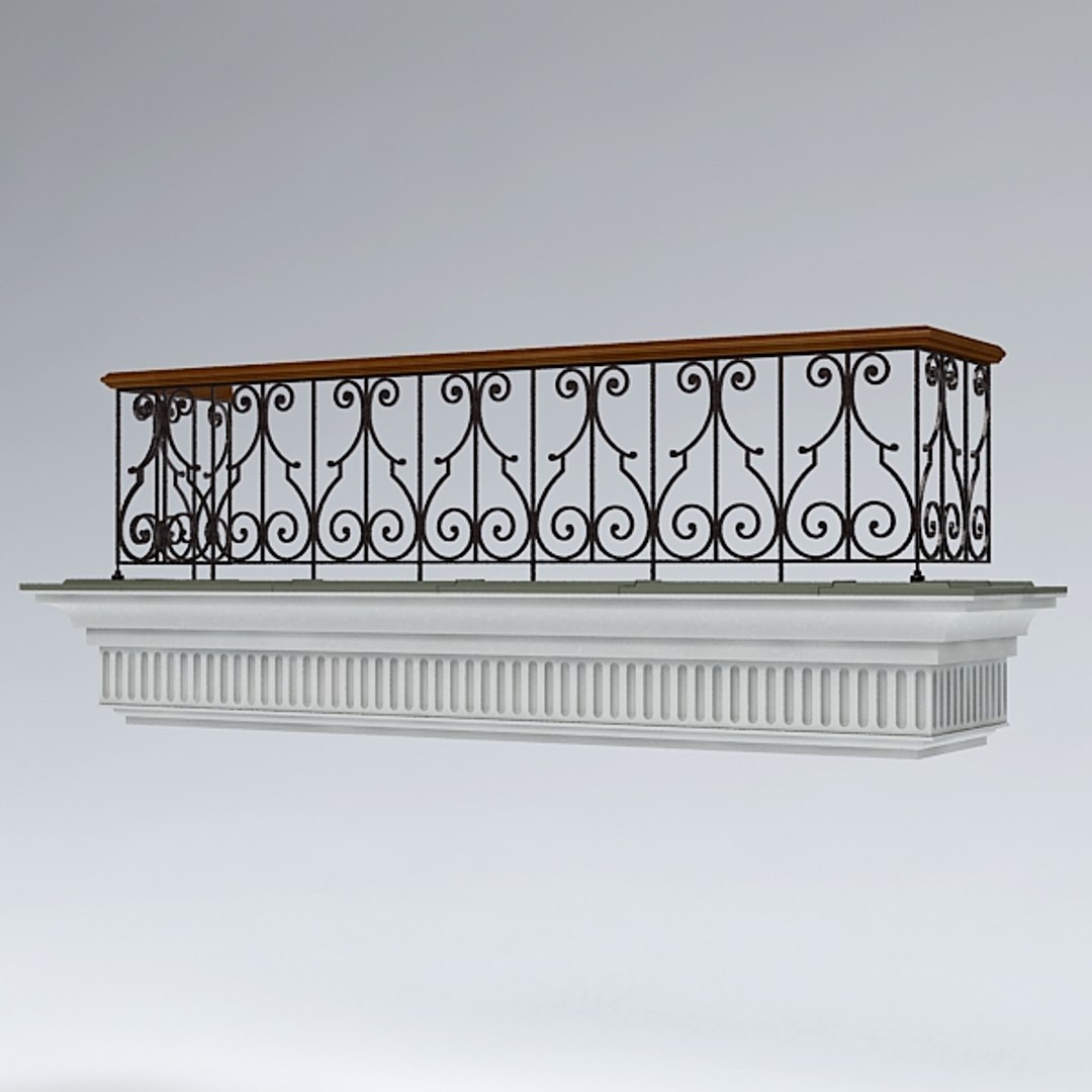 3d Balcony Model
