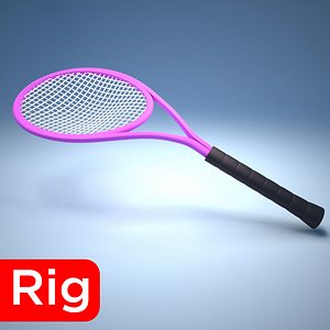 racket tennis sport 3D model