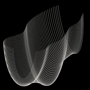 sculpture glass pearl ceiling 3D model