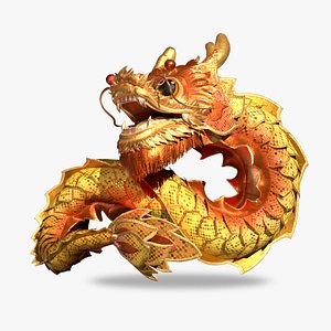 3D dragon cartoon newyear