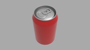rigged soda 3D