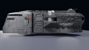 stars wars trexler 906 armored-marauder low poly model