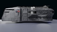 stars wars trexler 906 armored-marauder low poly