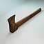 Old rusty ax household tool