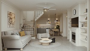 3D model House Residence - SuperCAT - MAX FBX OBJ SKP Simlab Collada