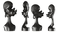 Statue Tete Africaine