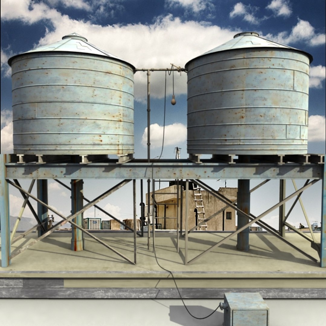3dsmax Definition Water Tank