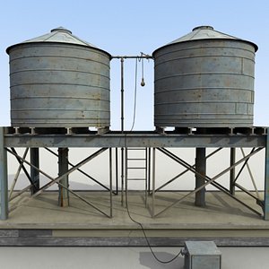 3dsmax definition water tank