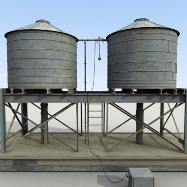 3dsmax definition water tank