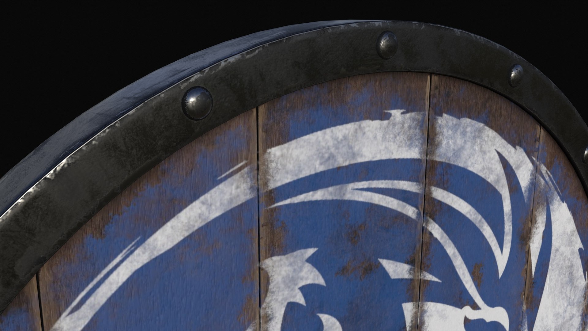 3D Wooden Viking Shields - TurboSquid 2051003