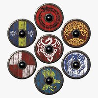 Wooden Viking Shields
