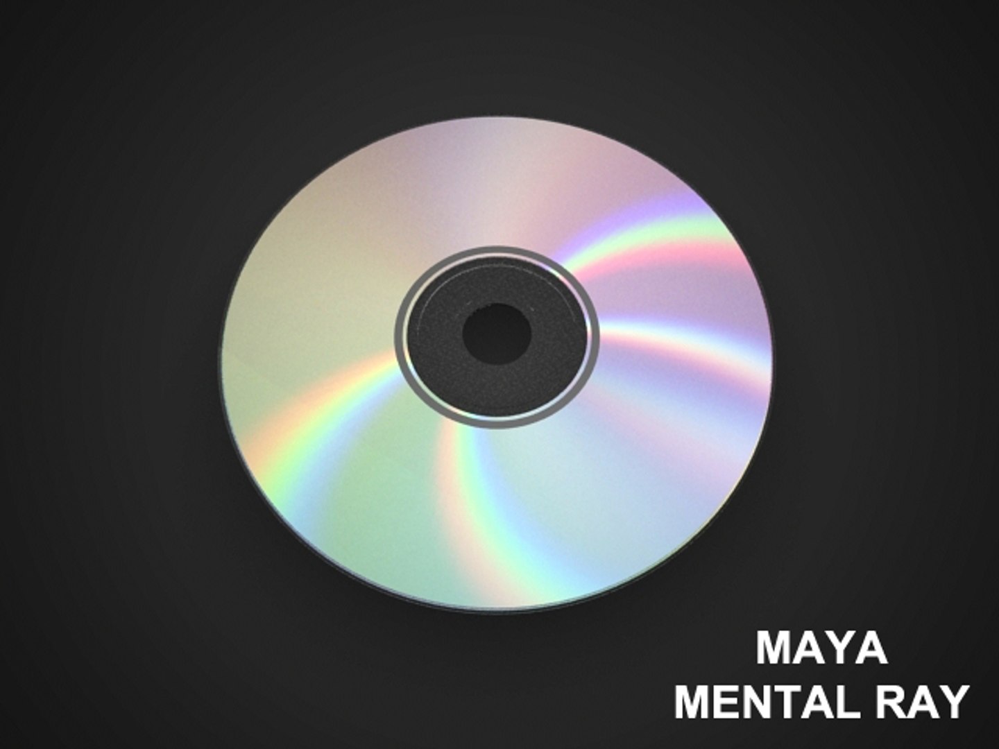 3d Cd Dvd Disc Model