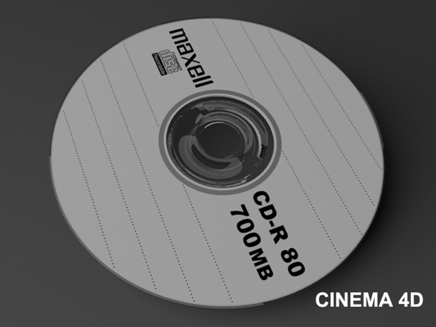 3d Cd Dvd Disc Model