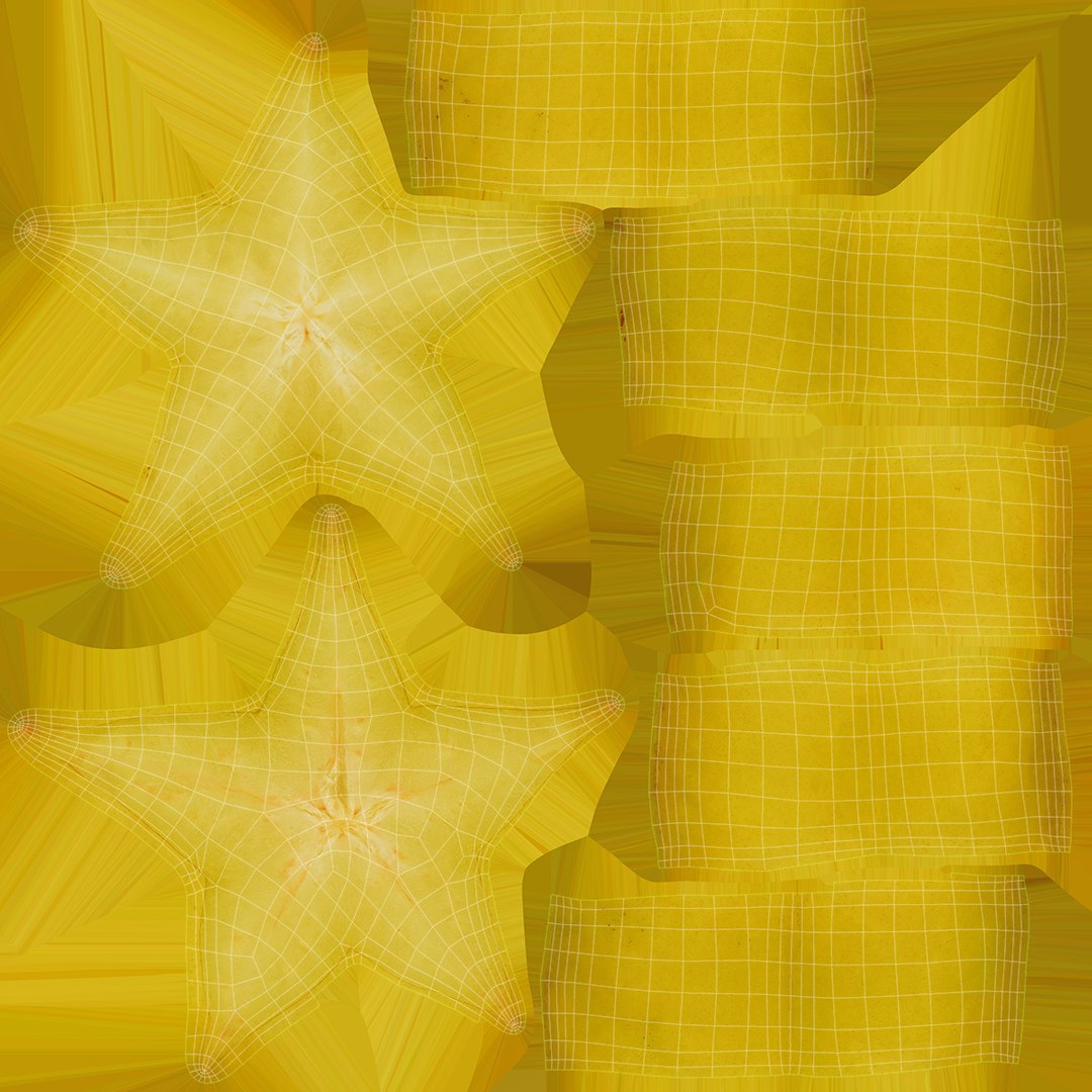 3D Fruit and Slice Collection 3 https://p.turbosquid.com/ts-thumb/Gx/nkeO26/GJ/starfruitandslice_f0004/jpg/1663765218/1920x1080/fit_q87/671830a92fcd84eff054b3940f992c97c03811fc/starfruitandslice_f0004.jpg