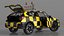 Subaru XV Airport Follow Me Vehicle Rigged for Maya