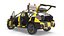 Subaru XV Airport Follow Me Vehicle Rigged for Maya