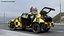 Subaru XV Airport Follow Me Vehicle Rigged for Maya