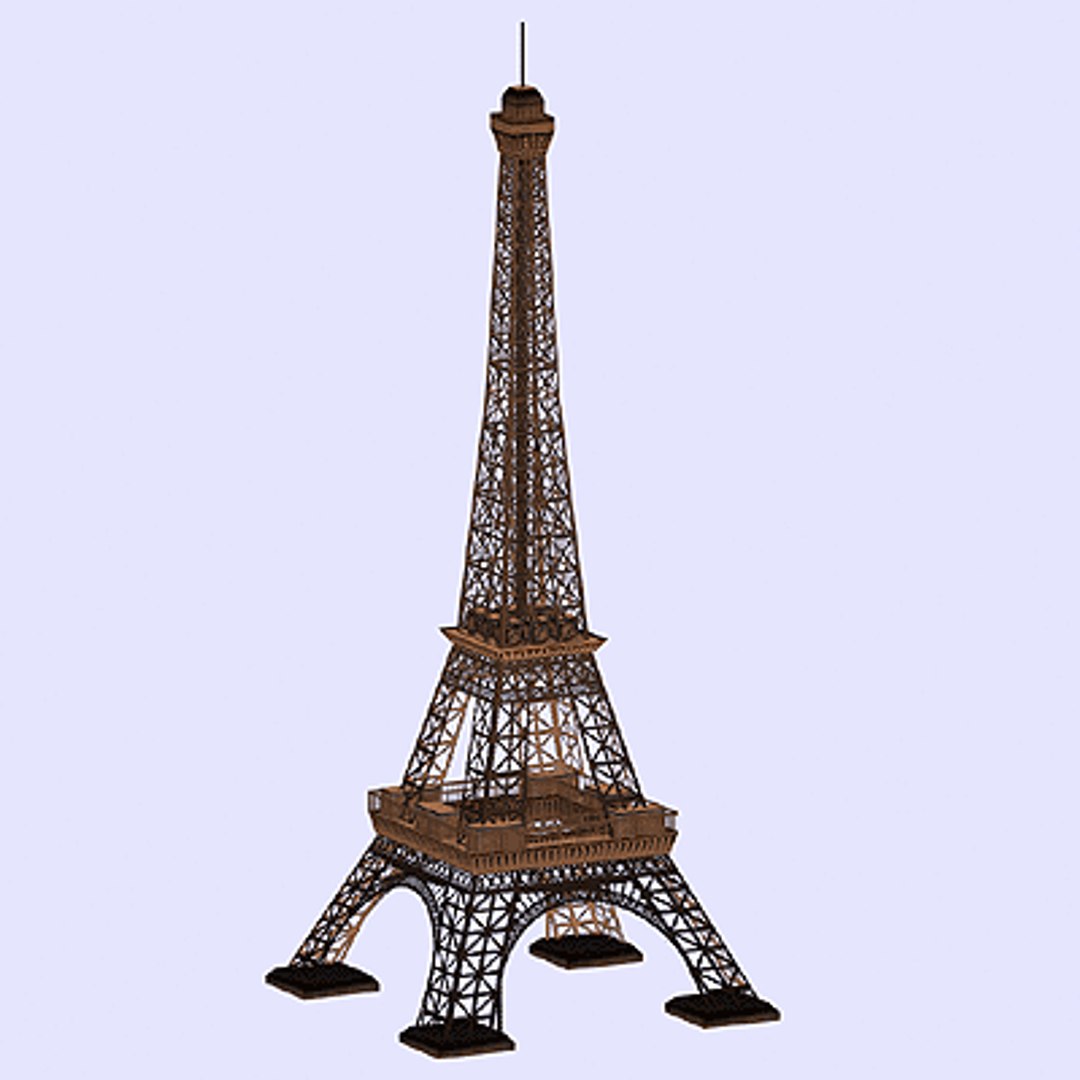 Paris Pack Buildings Arc 3d Model